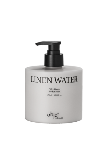 OBJET BY KUNDAL SILKY GLEAM BODY LOTION 470ML - LINEN WATER