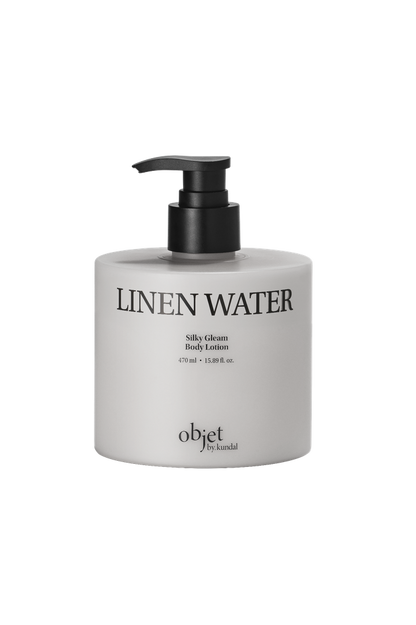 OBJET BY KUNDAL SILKY GLEAM BODY LOTION 470ML - LINEN WATER