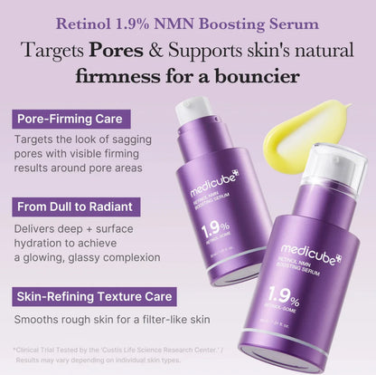 [MEDICUBE] RETINOL NMN BOOSTING SERUM 30ML
