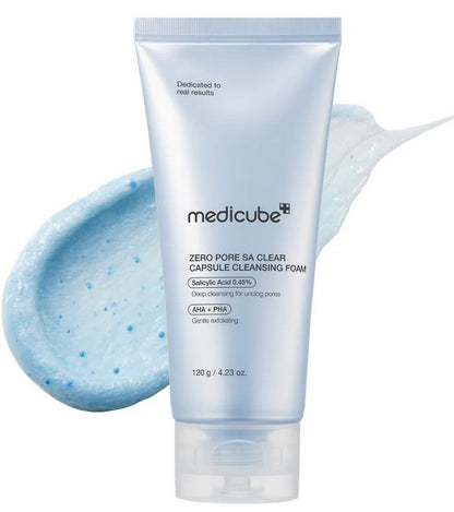 MEDICUBE Zero Pore Clear Capsule Cleansing Foam 120g