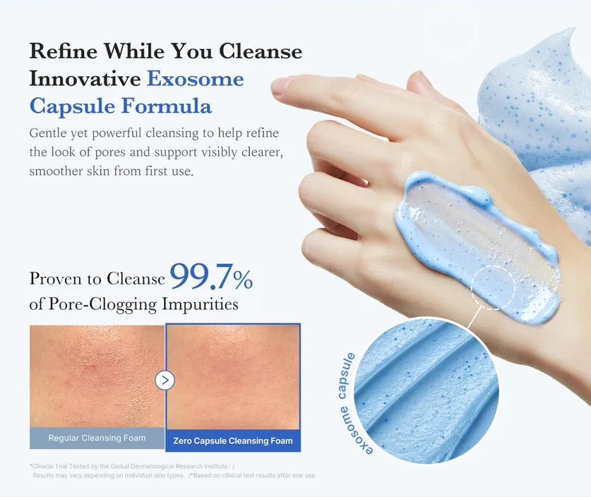 MEDICUBE Zero Pore Clear Capsule Cleansing Foam 120g