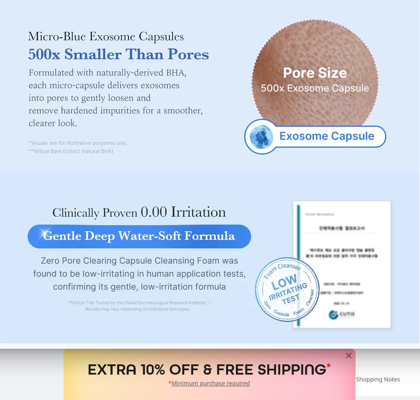 MEDICUBE Zero Pore Clear Capsule Cleansing Foam 120g