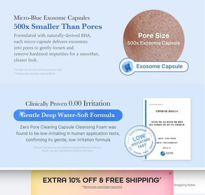 MEDICUBE Zero Pore Clear Capsule Cleansing Foam 120g