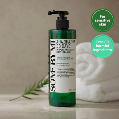 AHA BHA PHA 30DAYS MIRACLE ACNE CLEAR BODY CLEANSER 400G