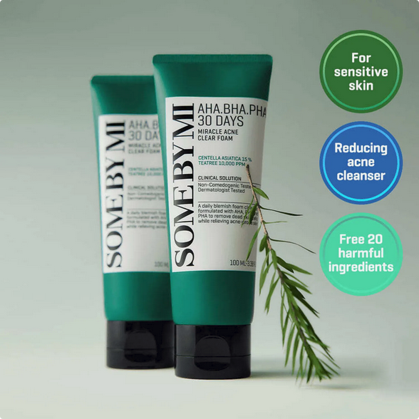 AHA BHA PHA 30DAYS MIRACLE ACNE CLEAR FOAM 100ML