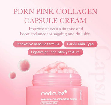 [MEDICUBE] PDRN PINK COLLAGEN CAPSULE CREAM 55G