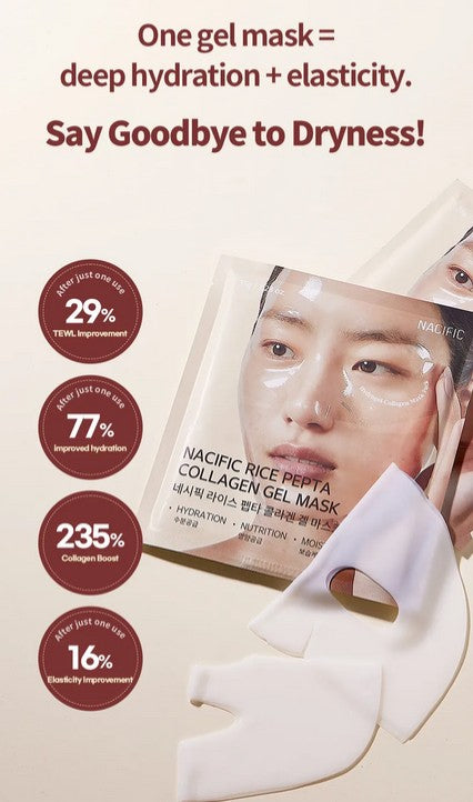 Rice Pepta Collagen Gel Mask (1pc / 35g)