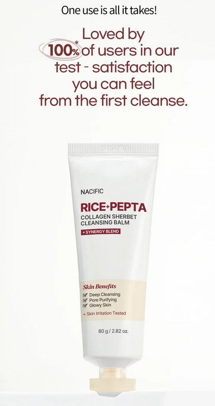 Rice Pepta Collagen Sherbet Cleansing Balm 80g