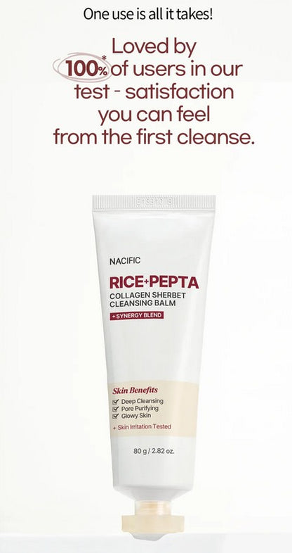 Rice Pepta Collagen Sherbet Cleansing Balm 80g