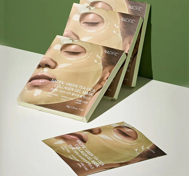 Green Tea Cica Collagen Gel Mask (1pc / 35g)
