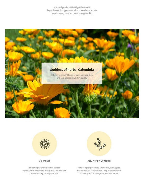 Real Floral Toner Calendula 180ML