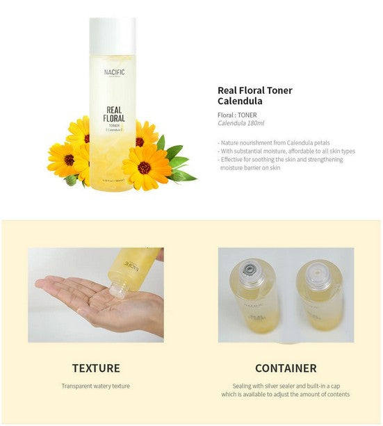 Real Floral Toner Calendula 180ML