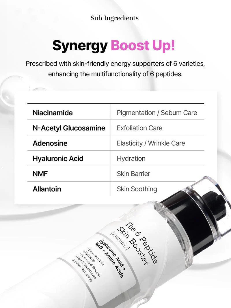 THE 6 PEPTIDE SKIN BOOSTER SERUM 150ML