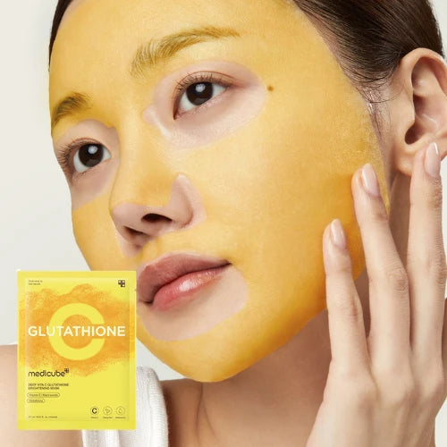 MEDICUBE Deep Vita C Glutathione Brightening Mask(27g*1ea)