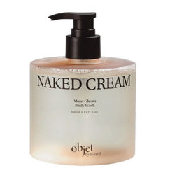 OBJET BY KUNDAL SILKY GLEAM BODY LOTION 470ML - NAKED CREAM