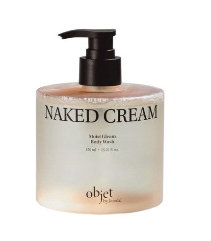 OBJET BY KUNDAL SILKY GLEAM BODY LOTION 470ML - NAKED CREAM
