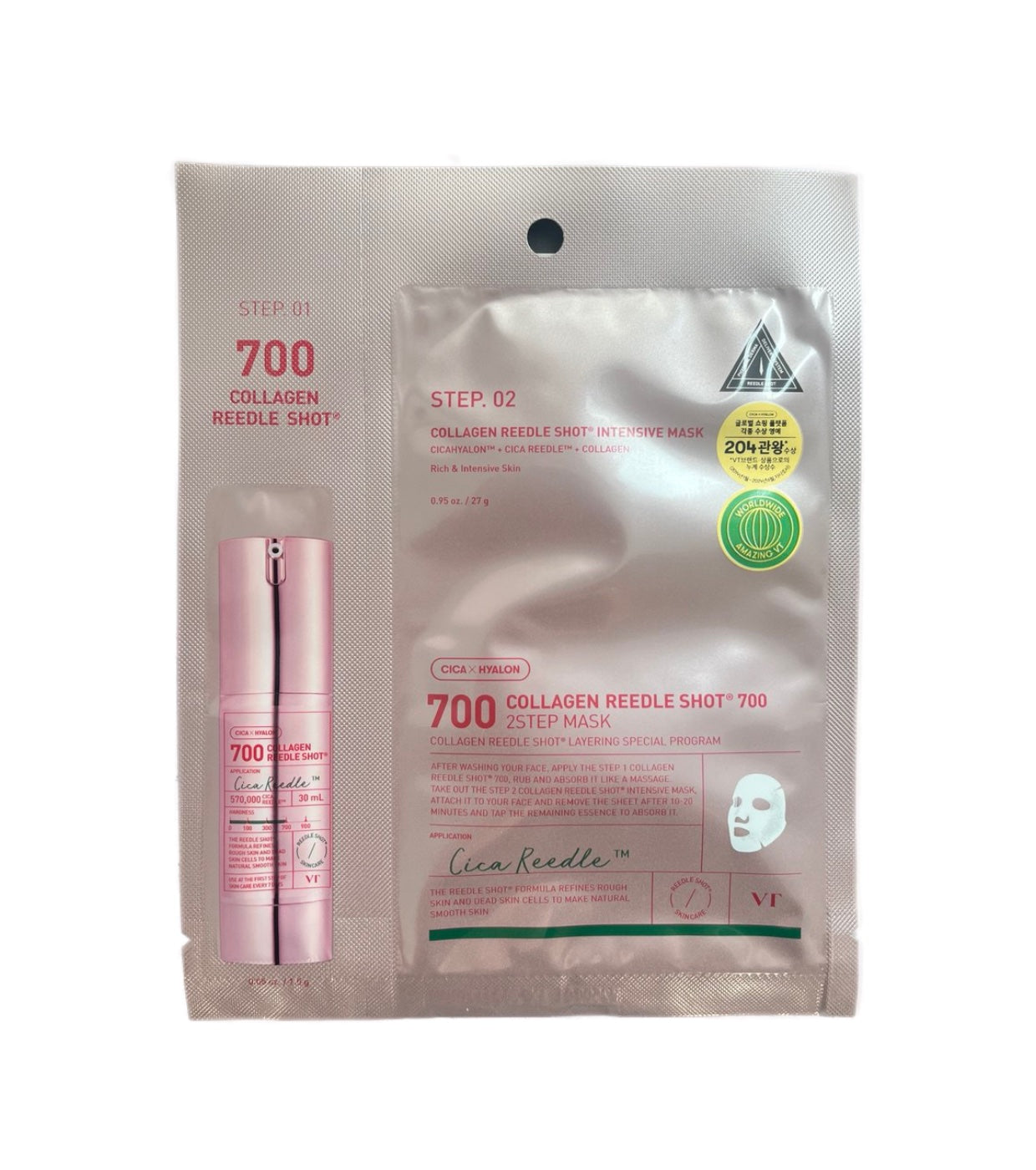 VT Collagen Reedle Shot 700 2step Mask (1.5g+27g)